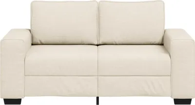Produktbild von vidaXL 2-Sitzer Sofa Beige 160 cm Leinenmischgewebe