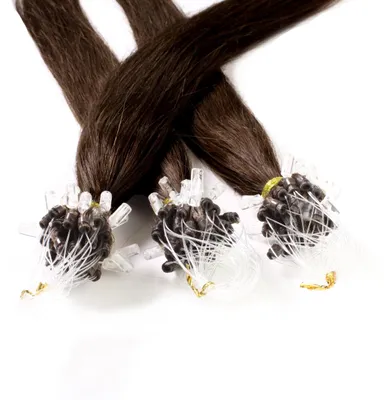 Zdjęcie produktu dla Przedłużanie włosów metodą mikroringów, włosy naturalne #6/3 ciemny blond złoty 1 g