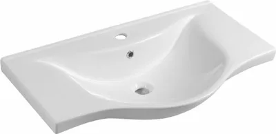 Produktbild von Aqualine ZARA 80 Keramik-Waschtisch 79,5x46cm, weiß