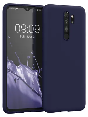 Produktbild von kwmobile Handyhülle für Xiaomi Redmi Note 8 Pro Hülle - TPU Case - Kabelloses Laden - Schutzhülle Cover in Deep Ocean
