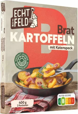 Produktbild von Echt vom Feld Bratkartoffeln mit Katenspeck 5er Pack (5x400g Packung)