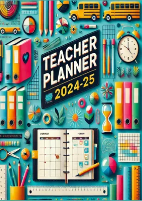 Produktbild von Lehrerplaner 2024-25: Teacher Planner 2024-25