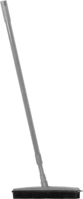 Produktbild von Friseurbesen aus Gummi mit Teleskopstiel, grau