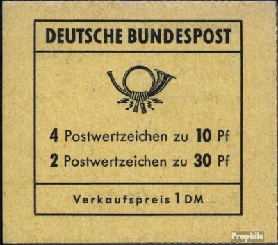 Produktbild von Briefmarken BRD (BR.Deutschland) 1972 Mi MH16b (kompl.Ausg.) postfrisch Unfallverhütung