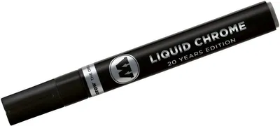 Produktbild von Permanentmarker Liquid Chrome 4mm chrom Packung mit 3 Stück