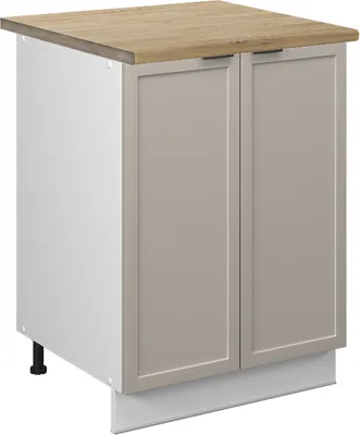 Imagen del producto de Mueble bajo de cocina Vicco Fame-Line GrisBeige 60 cm , ET Roble, Model 50237