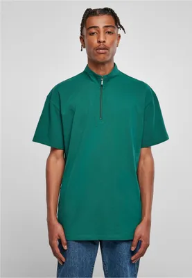 Produktbild von TB4910 - Boxy Zip Pique Tee green M