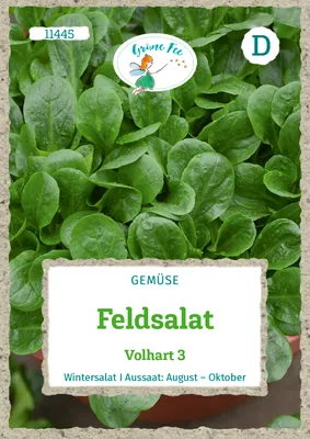 Produktbild von Grüne Fee - Feldsalat Volhart 3 Samen - 11445