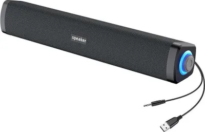 Obrázek produktu pro LED-USB kabelový soundbar s basslautsprechern pro TV, počítače, PC, stolní počítače a tablety