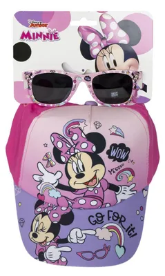 Immagine prodotto di Set Disney Minnie Mouse - berretto e occhiali da sole per bambini per le giornate di sole
