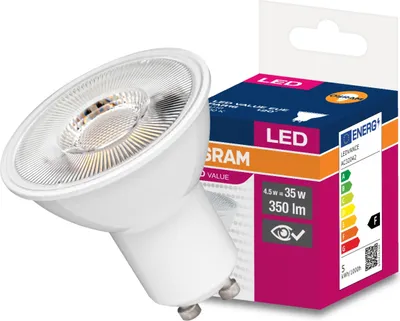 Immagine prodotto di Osram LED Spot Value PAR16 120° 4,5W bianco neutro GU10 4058075198708 come 50W