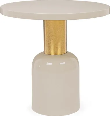 Produktbild von Beistelltisch Nalima 50,5 x 50,5 x 51 cm Stahl Couchtisch
