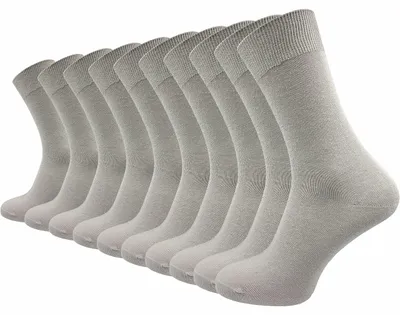 Produktbild von Omgoods – 10 Paar Baumwollsocken ohne Drucknaht, bequemer Bund