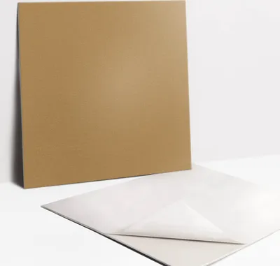 Obrázek produktu pro Sada Nálepek Na Dlaždice Do Koupelny a Kuchyně - 9 Dlaždic z PVC s Vlastnostmi Samolepení 30 x 30 - hnědá barva