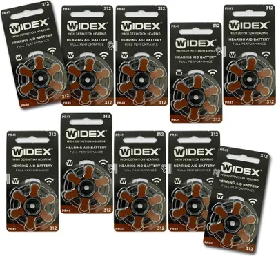 Obrázok produktu pre Widex P312 - Hodnotné balenie - 60 batérií
