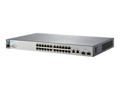 Produktbild von HPE Aruba Networking Aruba 2530-24, Managed, L2, Fast Ethernet (10/100), Vollduplex, Rack-Einbau, 1U