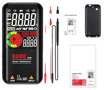 Zdjęcie produktu dla Multimetr cyfrowy, akumulator, wykrywanie EMF, BSIDE S10