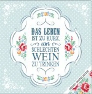 Produktbild von Cook Shop Geschirrtuch Das Leben ist zu kurz?