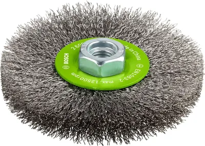 Obrázok produktu pre Bosch 2 608 622 107, Drôtený kotúč, 1,4 cm, 11,5 cm, 0,3 mm, 8500 ot/min, Kov