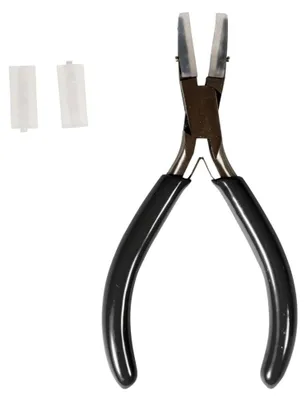 Produktbild von Flachzange mit Kunststoffbacken, 14 cm, für Schmuckarbeiten
