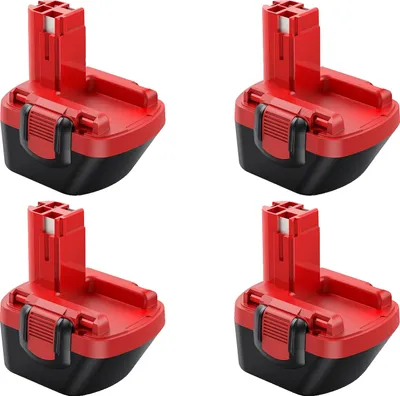 Image de Batterie rechargeable, capacité 3500mAh, compatible avec les modèles Bosch, 4Pack 3500mAh
