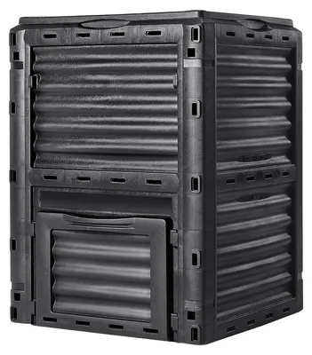 Immagine prodotto di VEVOR compostiera rapida 300L compostiera da giardino 60,7x60,5x82,5cm compostiera termica compostiera in plastica PP resistente alla corrosione resistente al calore contenitore per compostaggio per la riduzione dei rifiuti domestici