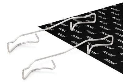 Produktbild von RIDEX 1164A0062 Zubehörsatz Scheibenbremsbelag Vorne für VW GOLF VI (5K1) Golf V Schrägheck (1K1) POLO (9N) Polo Schrägheck (6R1, 6C1) für AUDI