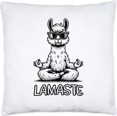 Produktbild von Lamaste Süßes Lama Kissen Inkl. Füllung Meditation Entspannung Büro Humor