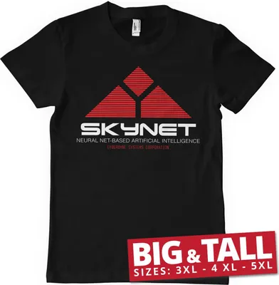 Produktbild von The Terminator - Skynet Big & Tall T-Shirt - 5XL - Black