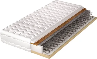 Produktbild von Adidar Regio Matratze mit Kokosnuss-Bonellfedern Mittelfest 80x200cm