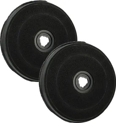 Produktbild von vhbw 2x Aktivkohlefilter kompatibel mit Zanussi ZH6020B - 949610203, ZH6011W/E - 942492021, ZH6020N - 949610205 Dunstabzugshaube - 23 cm