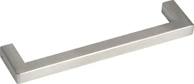 Obrázek produktu pro Dutá rukojeť Euro, LA 128 mm, šířka 138 mm, broušená nerezová ocel