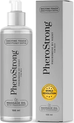 Obrázok produktu pre PheroStrong By Night pre mužov Masážny olej - 100 ml