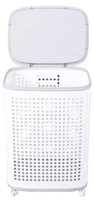 Immagine prodotto di Cestino per bucato con coperchio e ruote