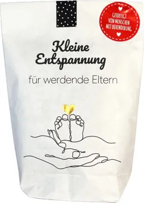 Produktbild von Geschenk für werdende Eltern: Wundertüte Weiß für entspannte Vorfreude