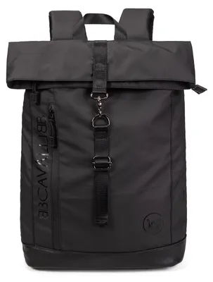 Imagen del producto de Mochila B Cavalli Cuero Vegano  Uni con Cierre de Cremallera 35x50x16 cm Black B UNICA