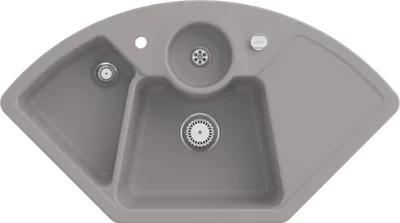 Produktbild von Villeroy & Boch Keramikspüle 670802KD, Solo Eck Eckspüle - inkl.