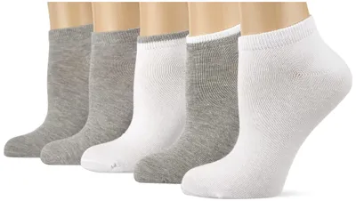 Productafbeelding van Alleen de 5er set klassieke sneakersokken, gemaakt van katoen, ademend, zacht en antislip