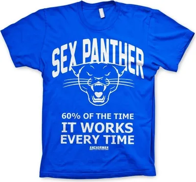 Produktbild von Panther T-Shirt - XX-Large - Blue