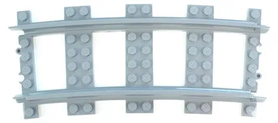 Obrázek produktu pro Trixbrix Obloukové koleje R88, 8ks – koleje pro LEGO® City vláčky, příslušenství kompatibilní se stavebnicemi