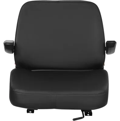 Imagen del producto de Asiento de tractor universalmente ajustable, diseño ergonómico, fácil instalación, color negro