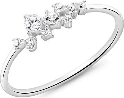 Produktbild von Damenring von JEWLIX aus Sterlingsilber mit Zirkonia