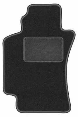 Imagen del producto de Alfombrilla conductor de moqueta para Toyota Avensis I T22 1997-2003 (sedán/familiar/liftback) – 1 pieza, gris grafito, a medida – Wielganizator LUX