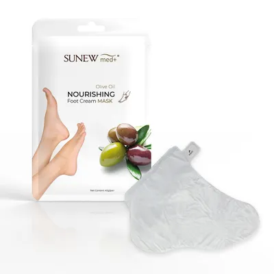 Immagine prodotto di Maschera ringiovanente per i piedi con olio d'oliva SunewMed+