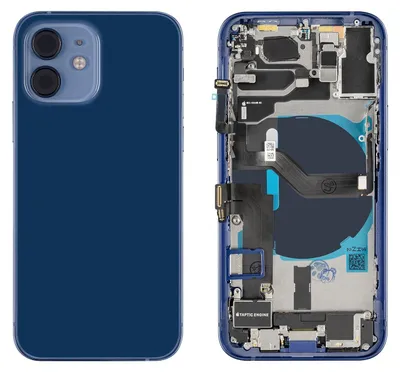 Produktbild von iPhone 12 mini Gehäuse mit Backcover Blau