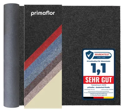 Produktbild von Primaflor Sauberlauf PICOLLO - Anthrazit - 1,00m x 6,00m