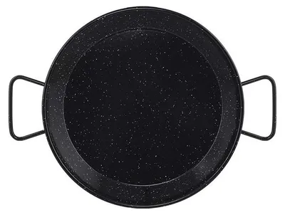 Paella-Pfanne aus emailliertem Stahl, 5 Portionen, 32 cm