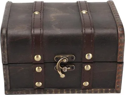 Produktbild von Holzschmuckkiste 63 Zoll - handgefertigte Schmuckkiste in Retro-Stil