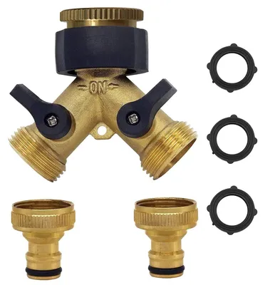 Produktbild von Adapter für Wasserhahn, geeignet für zwei Schläuche