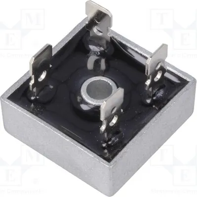 Produktbild von 1x Brückengleichrichter: einphasig If: 15A Urmax: 50V  Ifsm: 300A MB1505 Einphasen